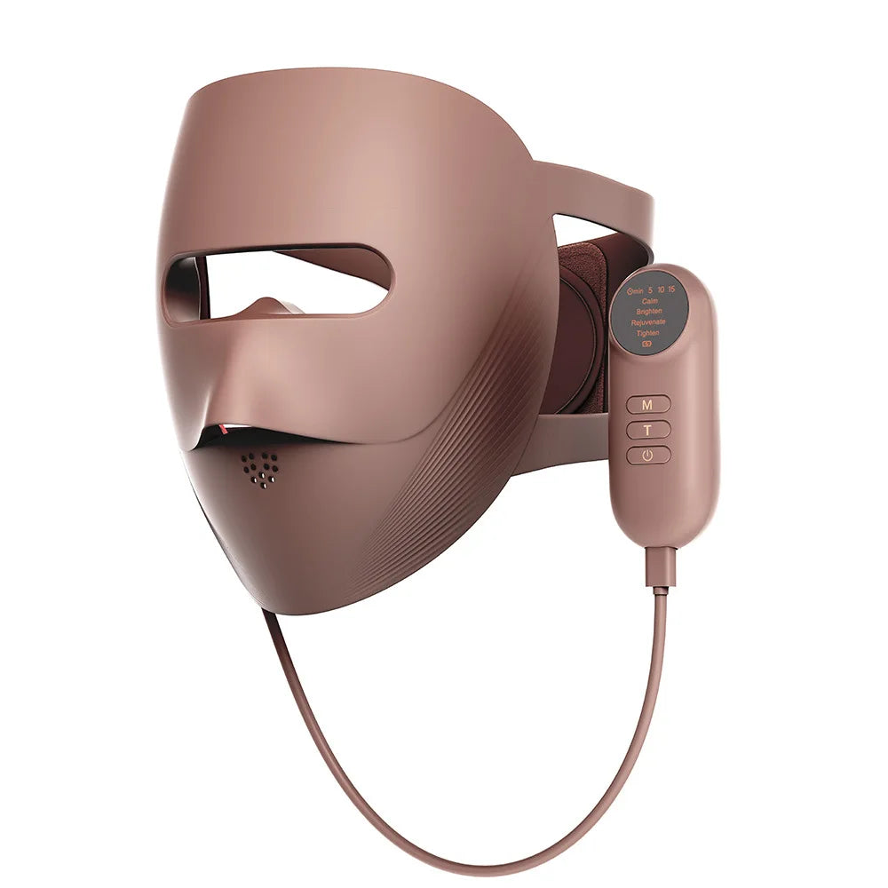 Red and Near-Infrared LED Face Mask