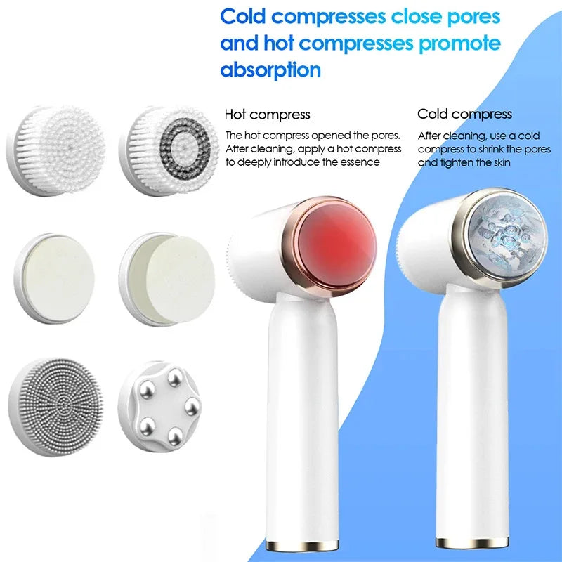 6-in-1 Sonic Facial Cleansing Brush