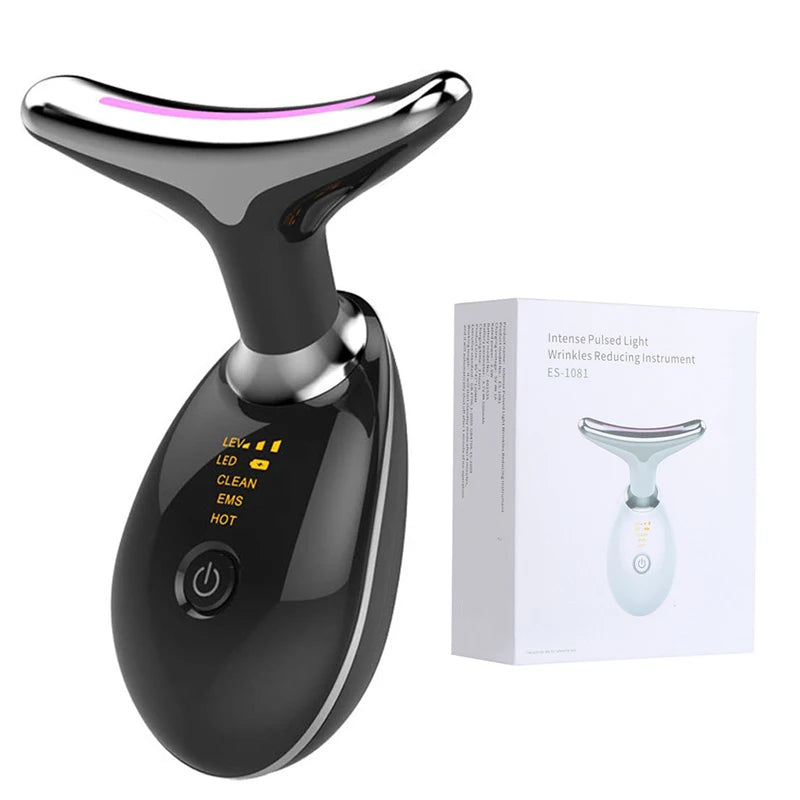 LED Face and Neck Massage Device