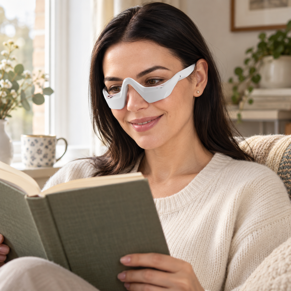 Targeted Eye Care Device in an at-home skincare setting
