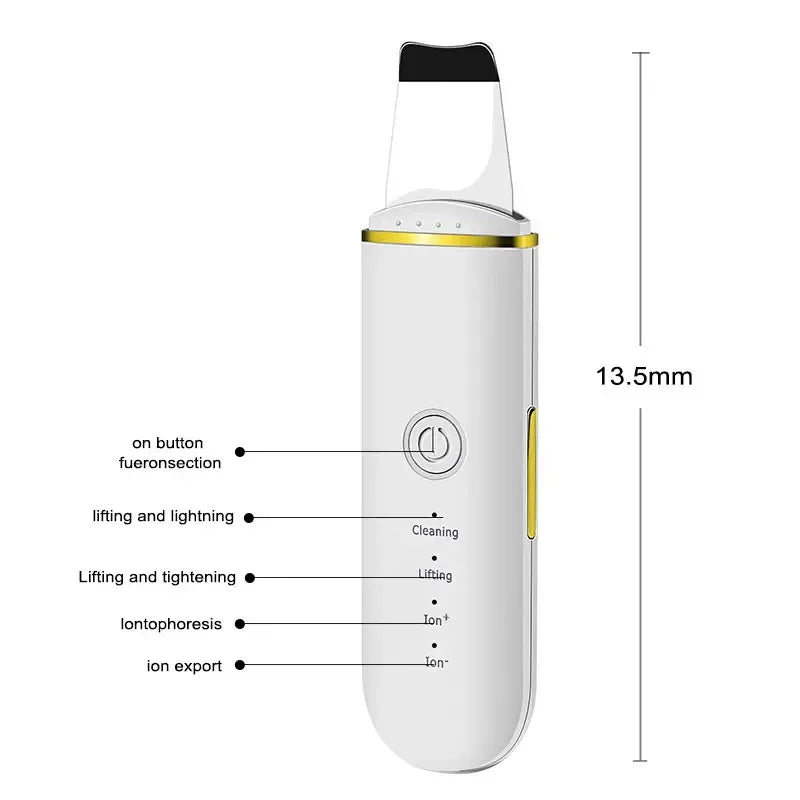 Ultrasonic Facial Skin Scrubber