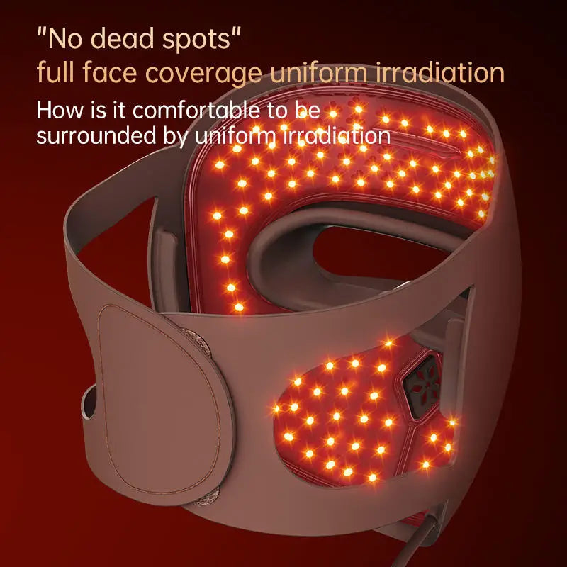 Red and Near-Infrared LED Face Mask