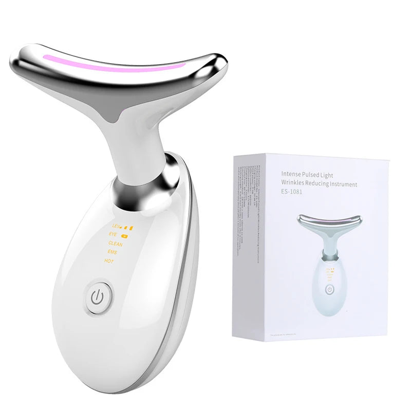 LED Face and Neck Massage Device