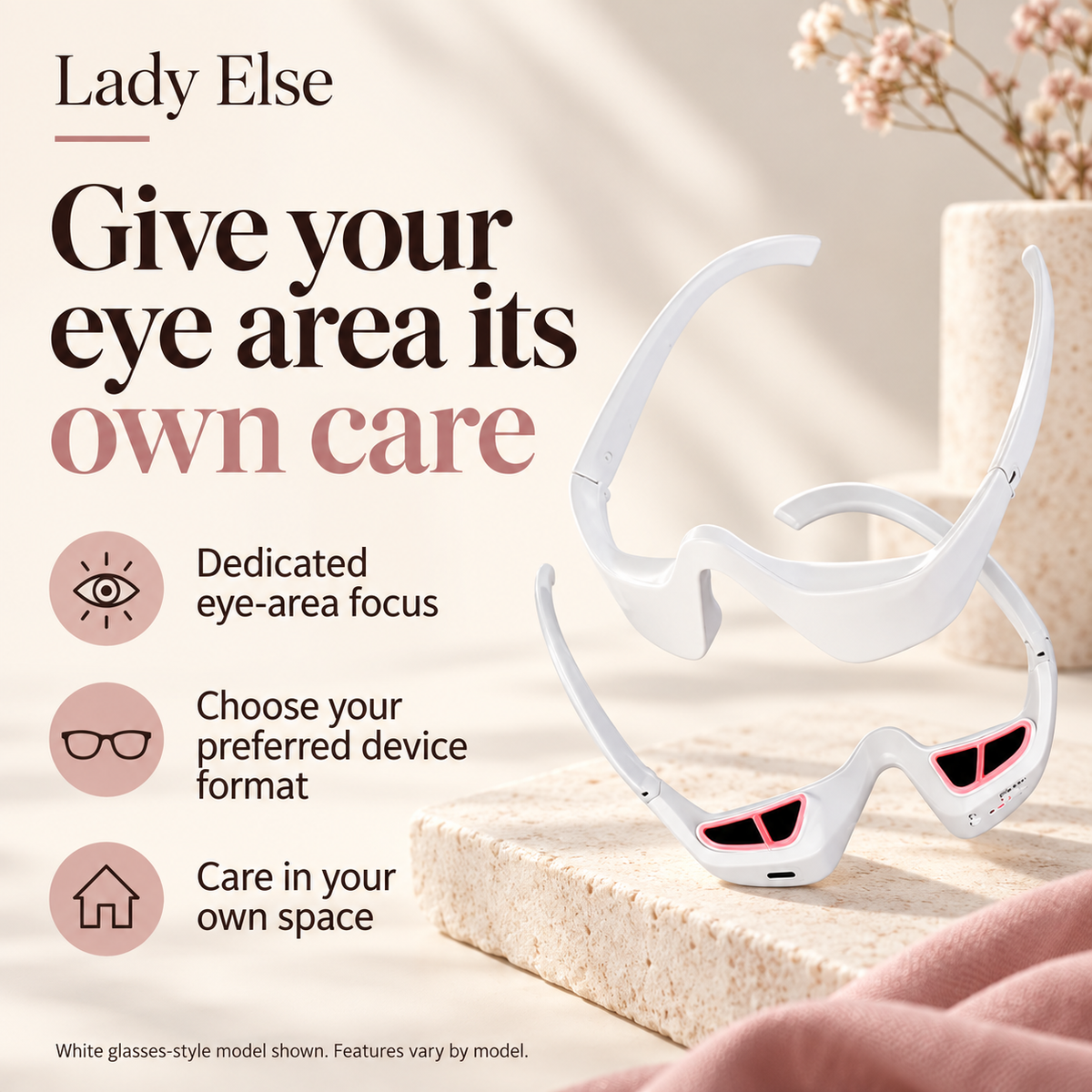 Give your eye area its own care. Dedicated eye-area focus. Choose your preferred device format. Care in your own space